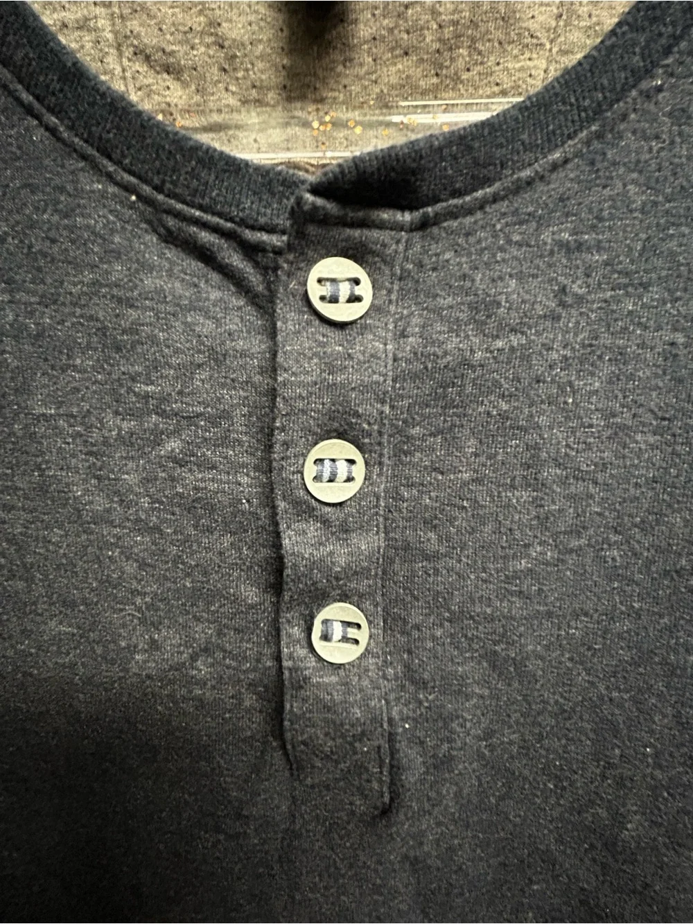 Banana Republic Navy Long-Sleeve Henley